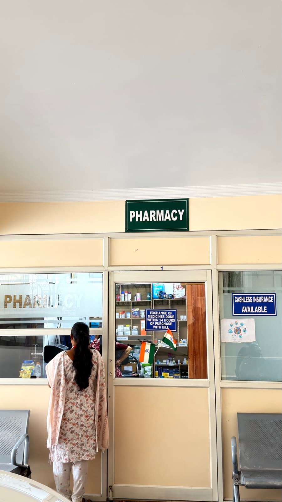 The in-house pharmacy, so prescriptions can be filled before anyone leaves.